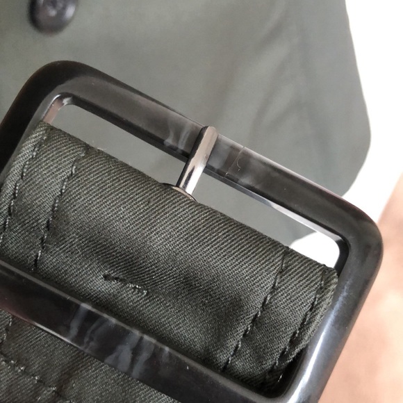 Green Trench Coat for women - Picture 4 of 10